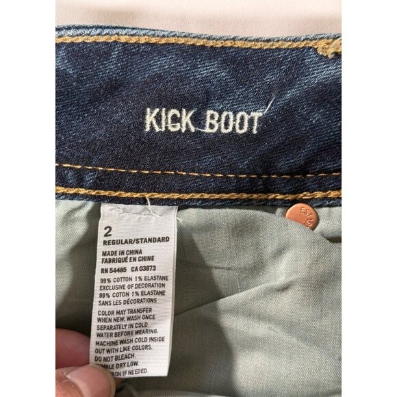 NWT American Eagle Low Rise Kick Boot Stretch Jeans - Picture 5 of 9